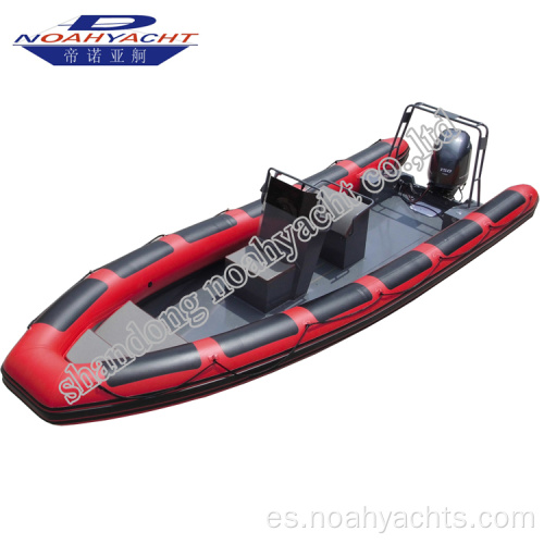 730 cm Barcos inflables de hipalon de aluminio de fondo de aluminio